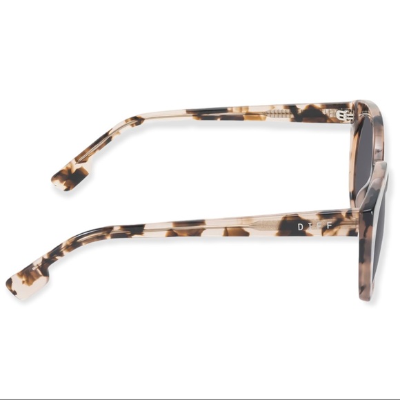 DIFF Emmy Sunglasses Himalayan Tortoise Frames Smoke Grey Lenses - Picture 6 of 12